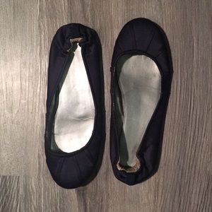 Navy Ballet Flats